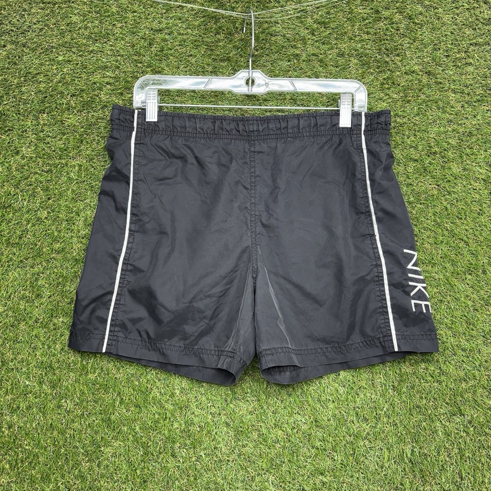 Nike Dri-Fit Shorts Mens Medium Black Mesh Lined 5" Inseam 833271-492 Training